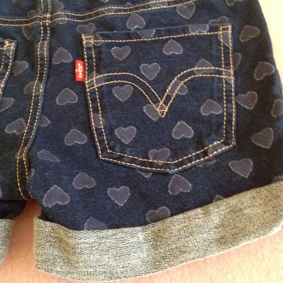 Levi's Girls' Shorts, Knit Denim, Sz. 10 - Picture 4 of 7